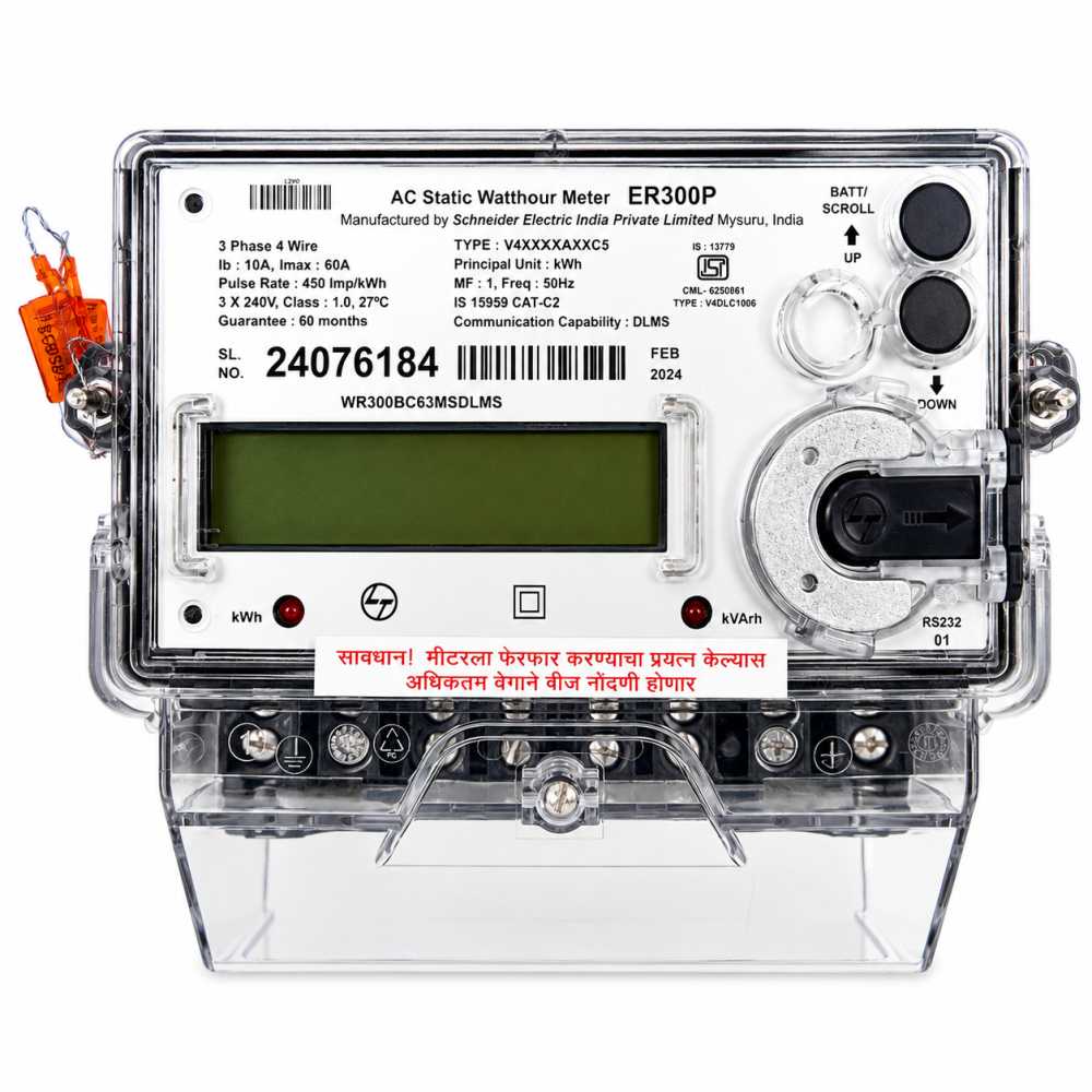 3 Phase Generation Meter - L&T Solar Meter